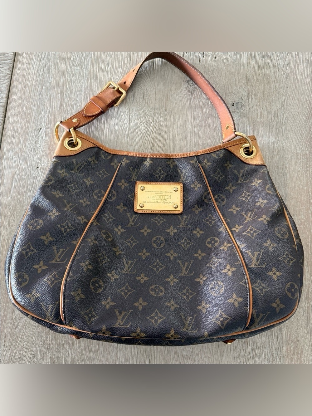 Louis Vuitton Galliera PM Monogram Hobo Bag Shoulder Bag Authentic